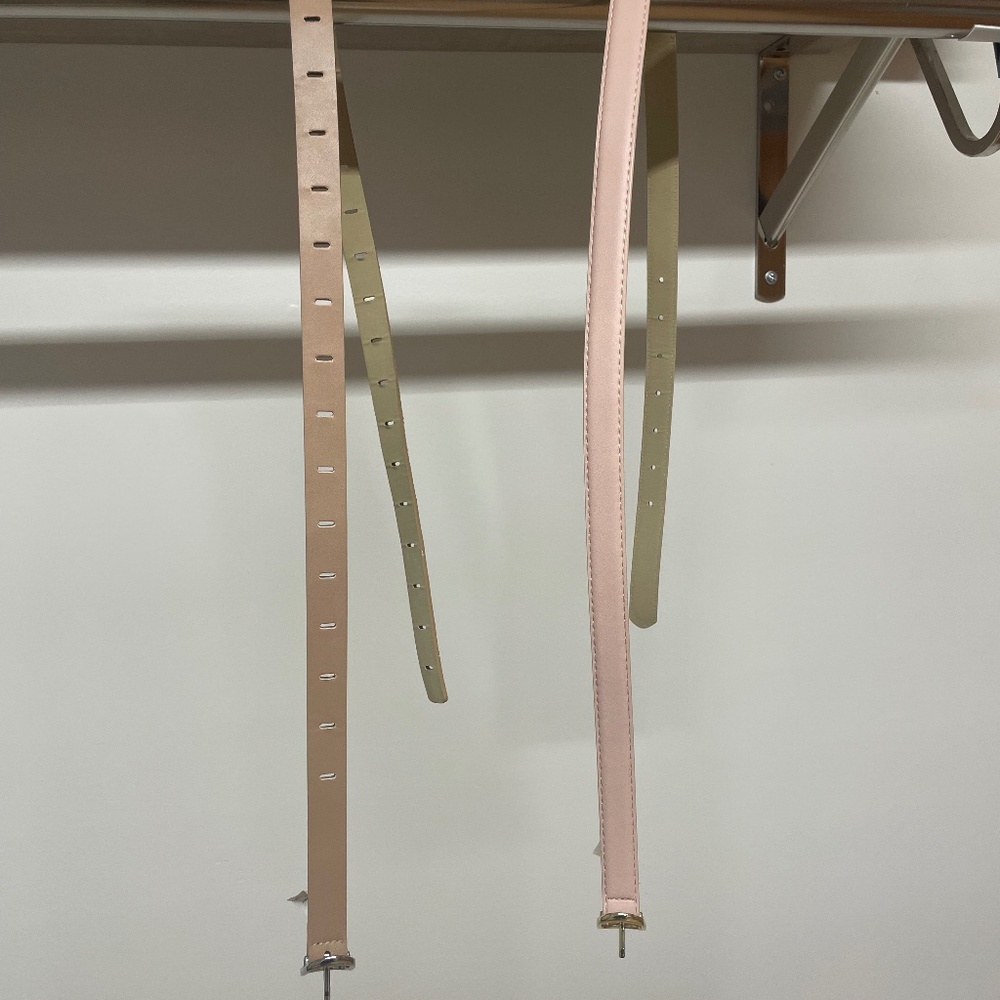 Tan and Light Pink Belt